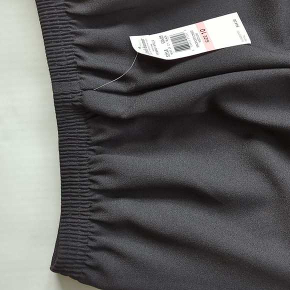 NEW Alfred Dunner Stretch Waist Trouser Pants 10 Black - Picture 7 of 16